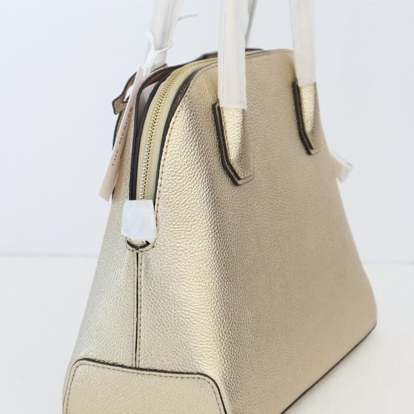 Michael Kors STUDIO Mercer Large  Satchel Gold - Picture 9 of 15